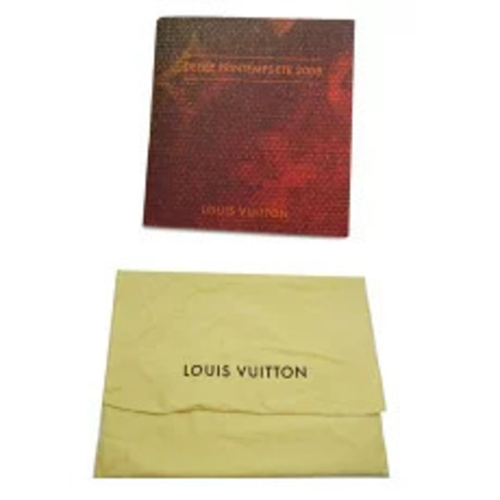 Louis Vuitton Papillon Handbag Monogram Watercolor MARRON Red - Picture 9 of 9